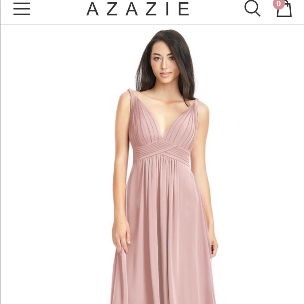 “DUSTY ROSE” bridesmaid dress from AZAZIE